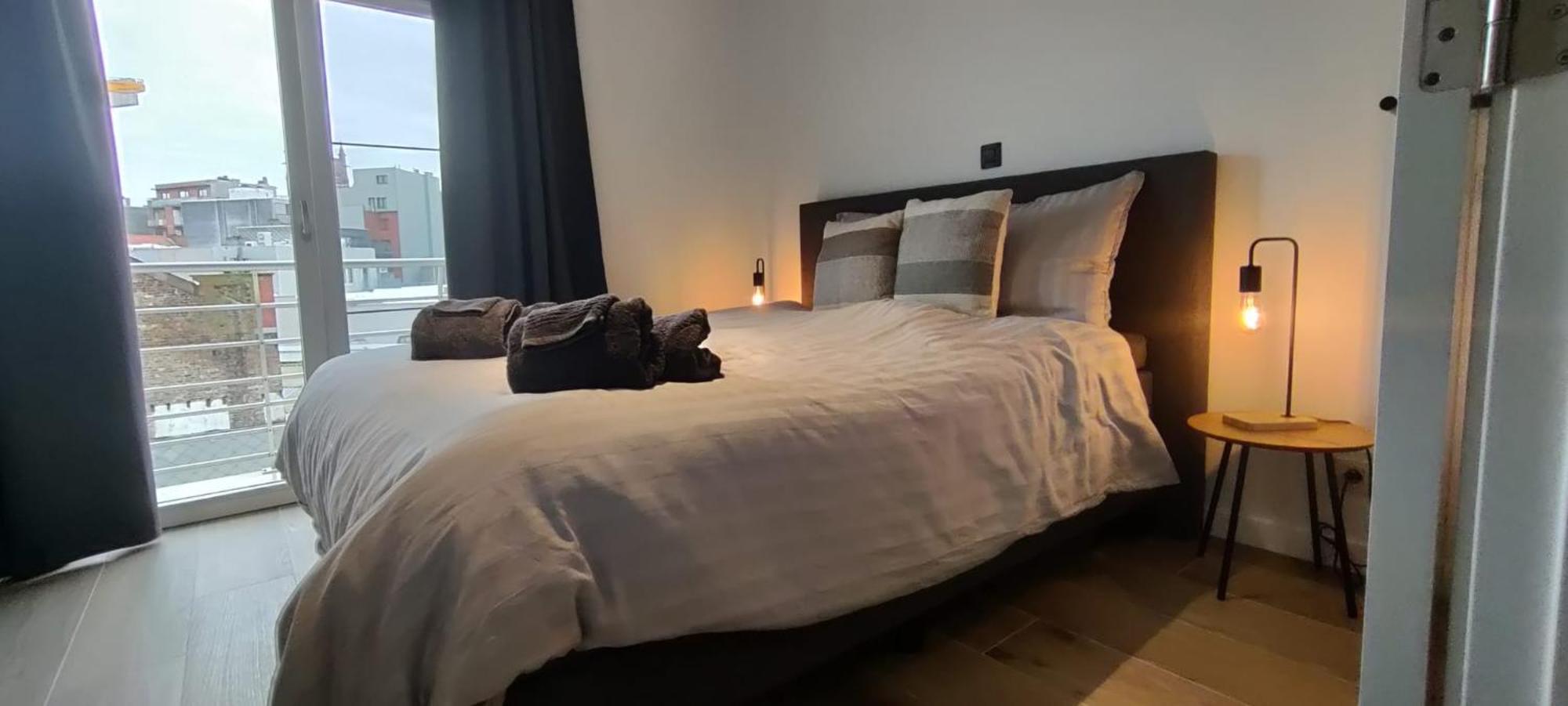 אוסטנדה Luxueus, Ruim Appartement Op 350M Van Het Strand מראה חיצוני תמונה