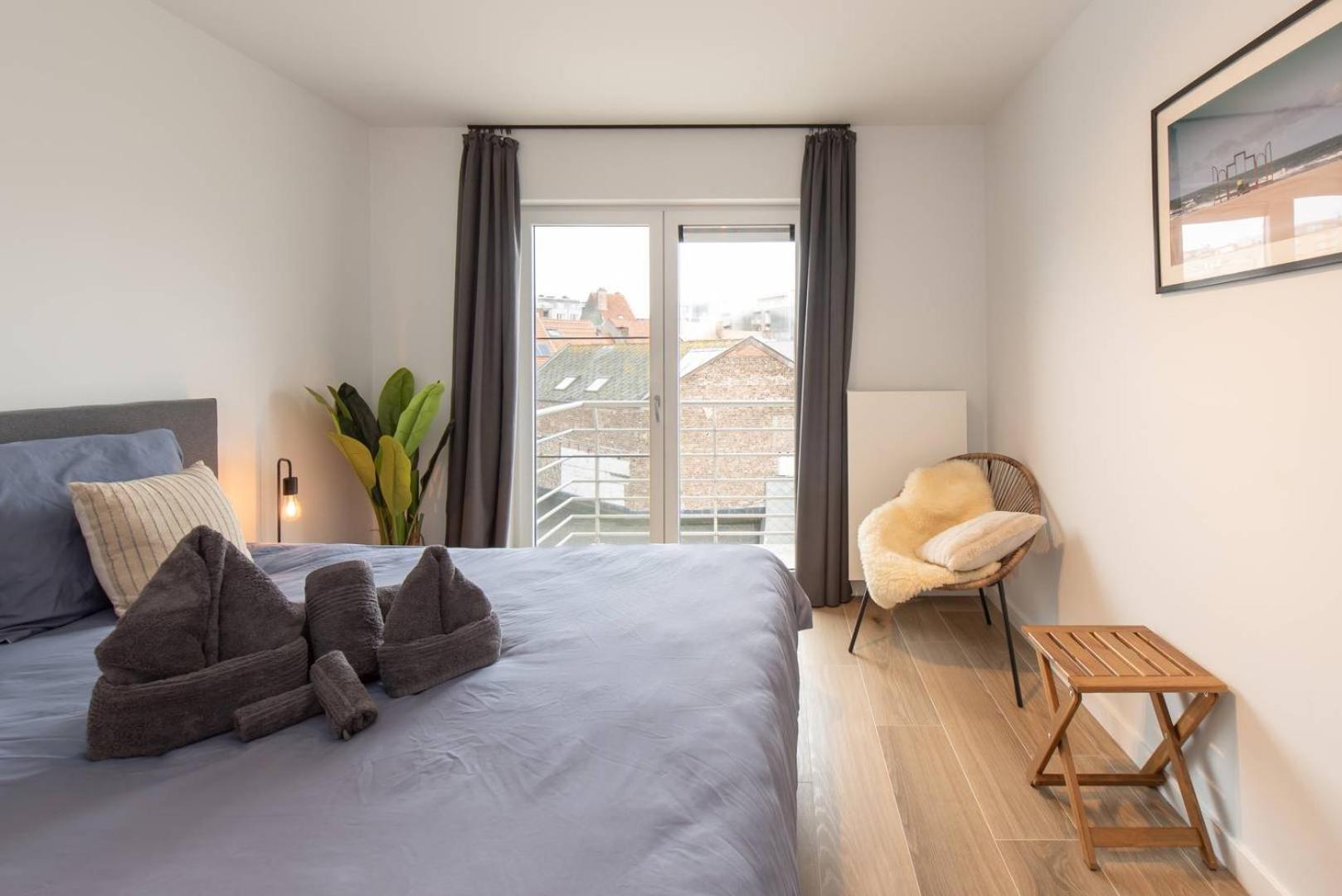 אוסטנדה Luxueus, Ruim Appartement Op 350M Van Het Strand מראה חיצוני תמונה
