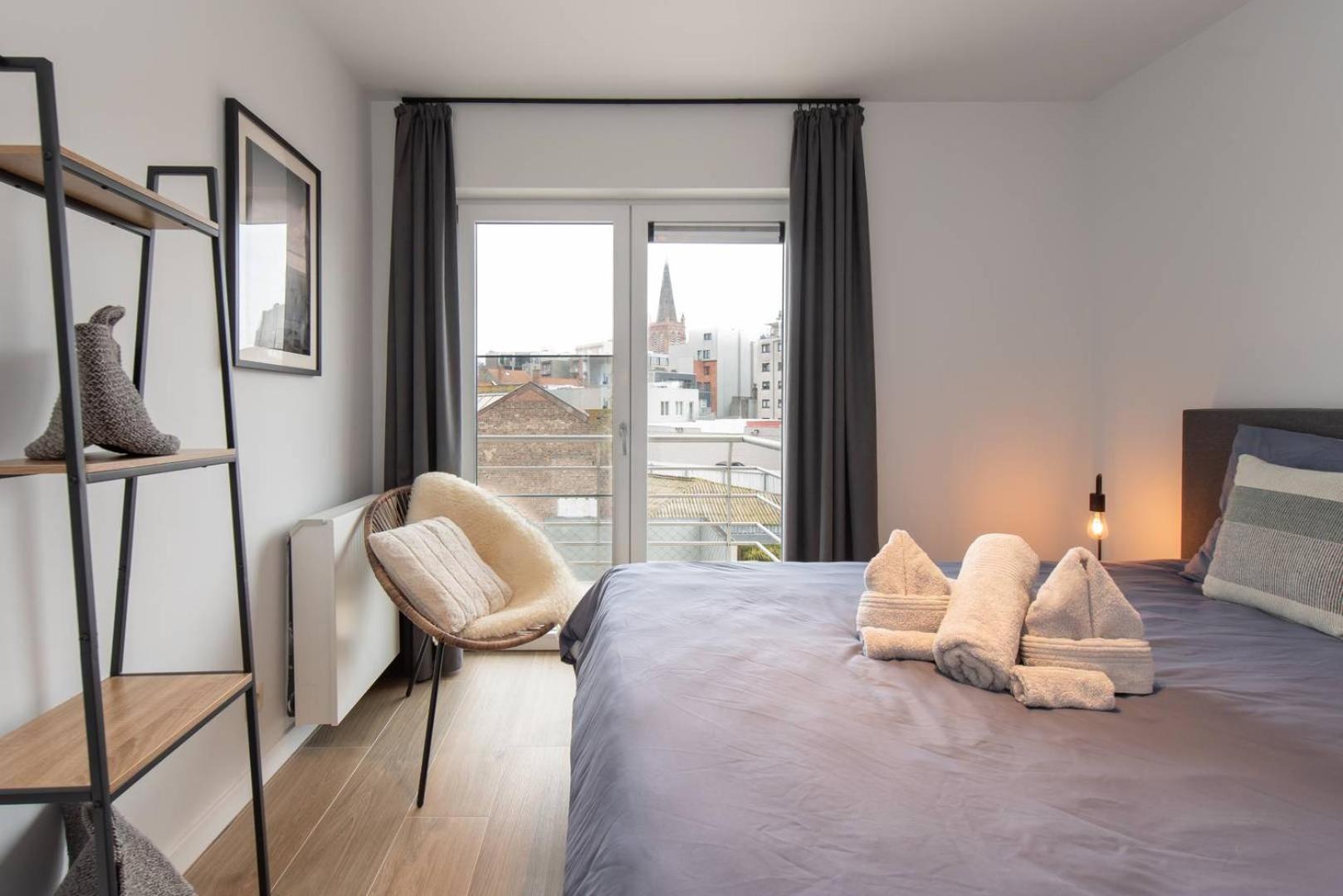 אוסטנדה Luxueus, Ruim Appartement Op 350M Van Het Strand מראה חיצוני תמונה